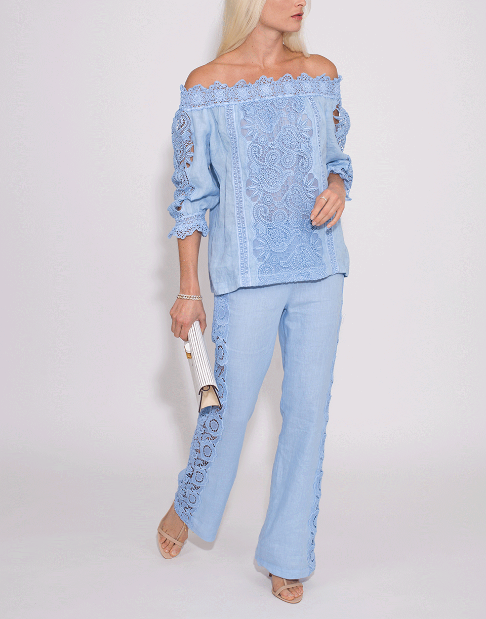TEMPTATION POSITANO-Off Shoulder Bologna Top-