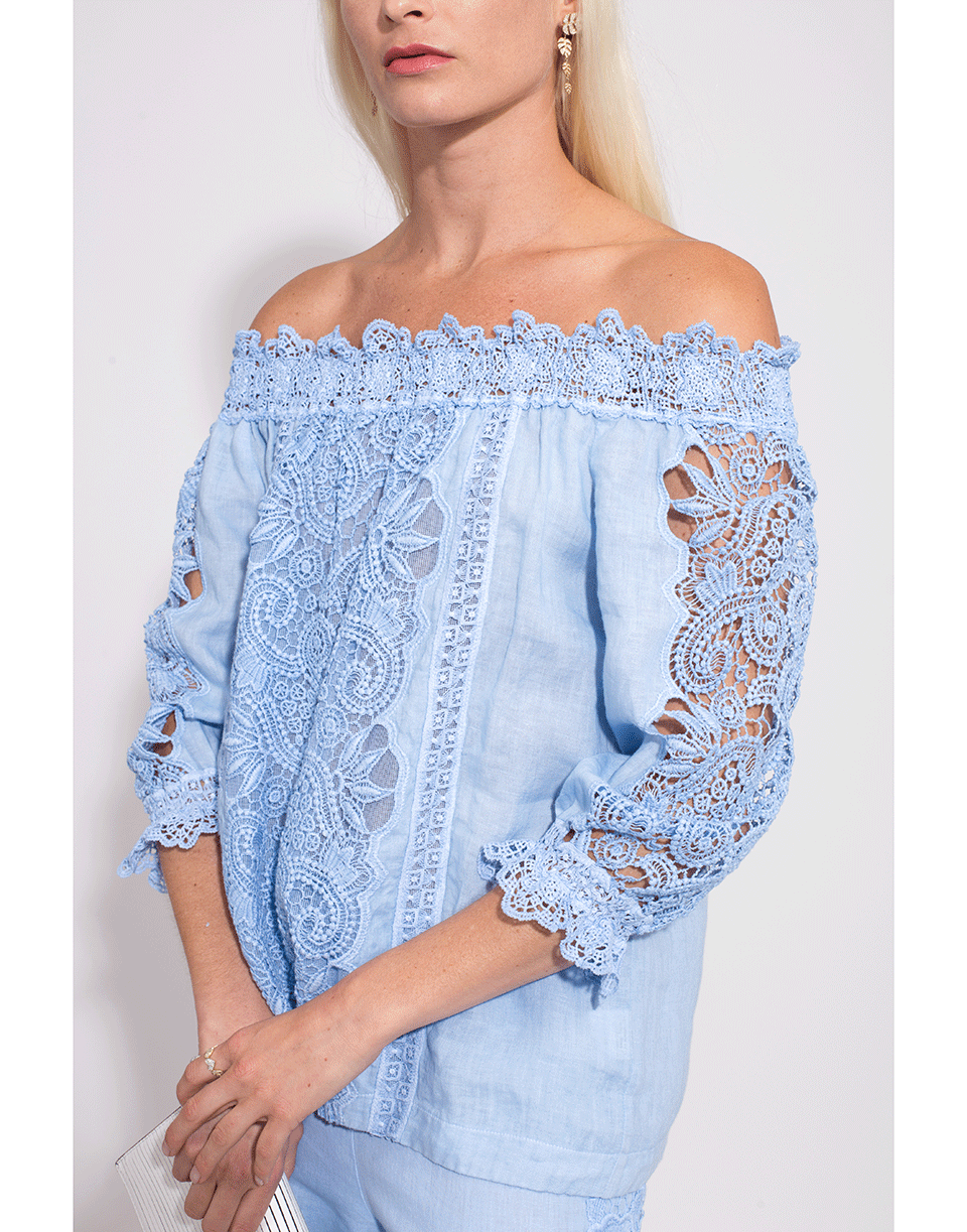 TEMPTATION POSITANO-Off Shoulder Bologna Top-