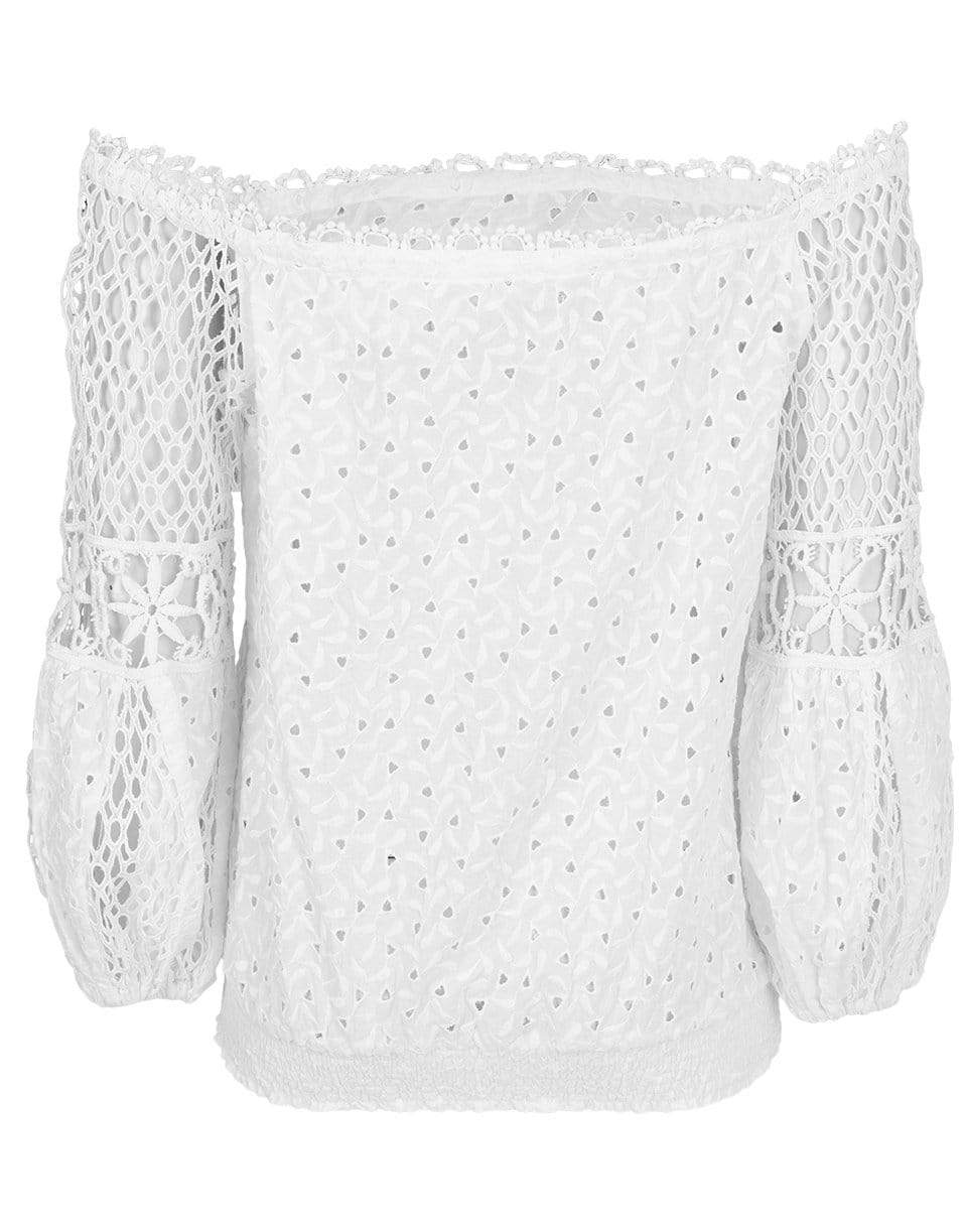 TEMPTATION POSITANO-Guyana 3/4 Sleeve Off Shoulder Top-