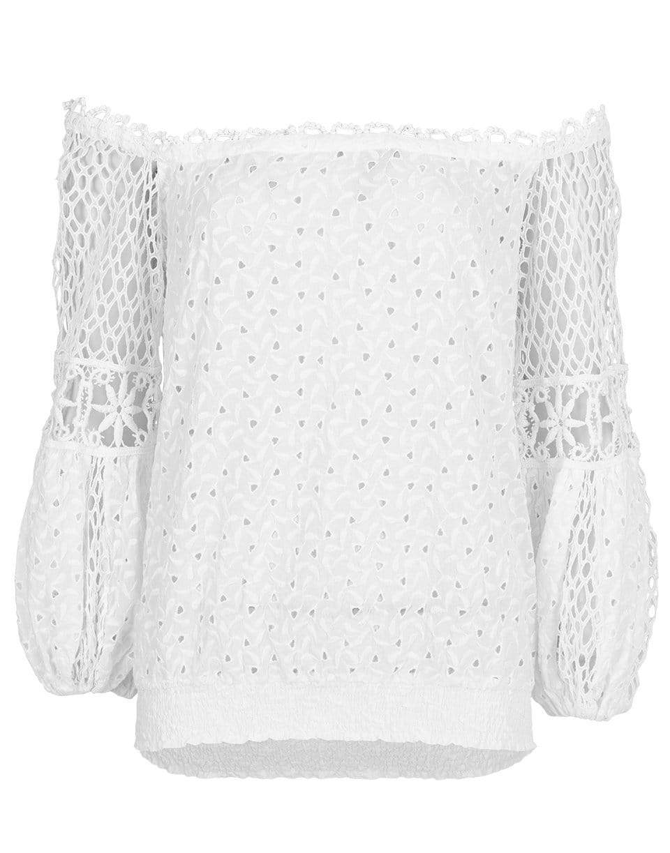 TEMPTATION POSITANO-Guyana 3/4 Sleeve Off Shoulder Top-