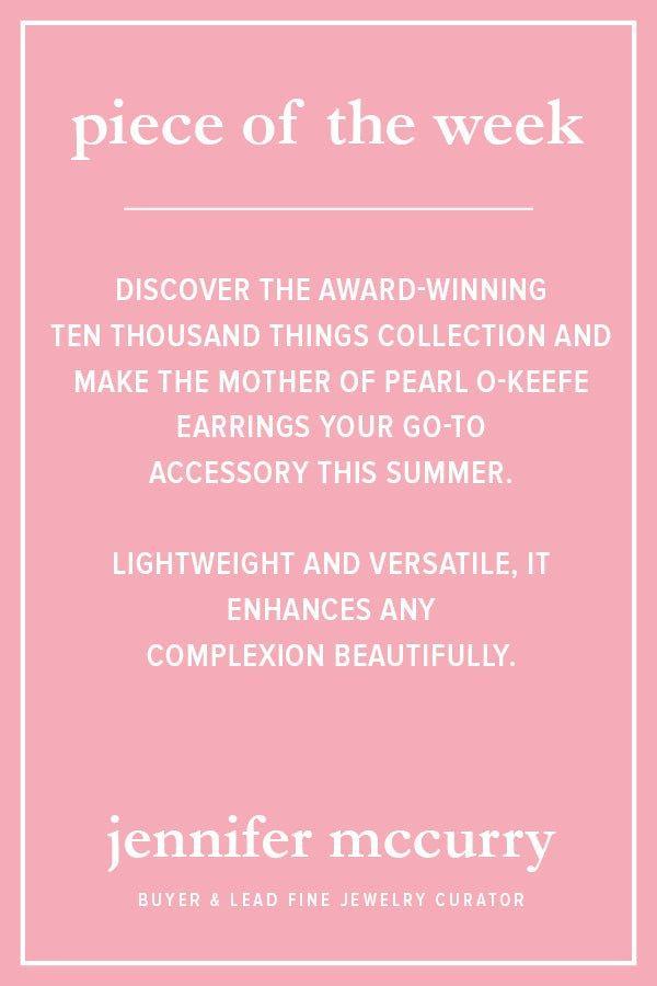 TEN THOUSAND THINGS-Small O'Keefe Pearl Earrings-YELLOW GOLD
