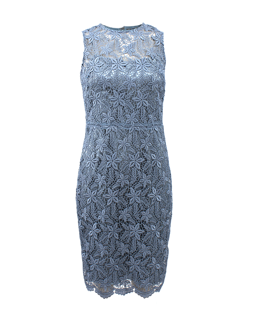 TERI JON-Floral Lace Dress-