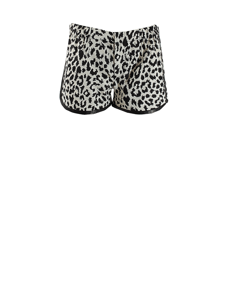 THAKOON ADDITION-Leopard Mini Short-