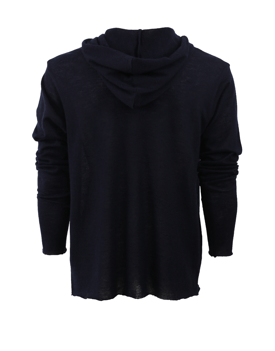 THE ELDER STATESMAN-Cashmere Hooded Tee-