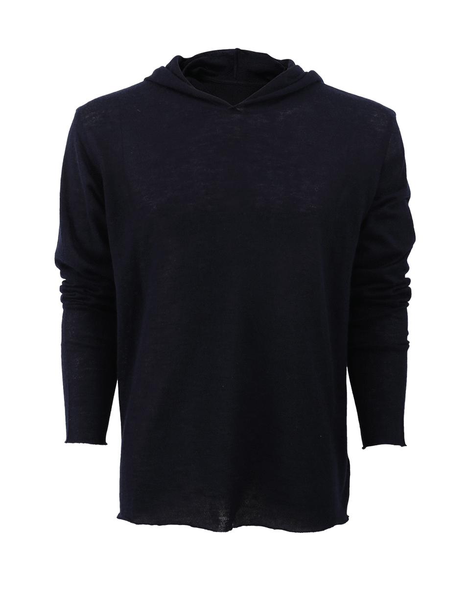 THE ELDER STATESMAN-Cashmere Hooded Tee-