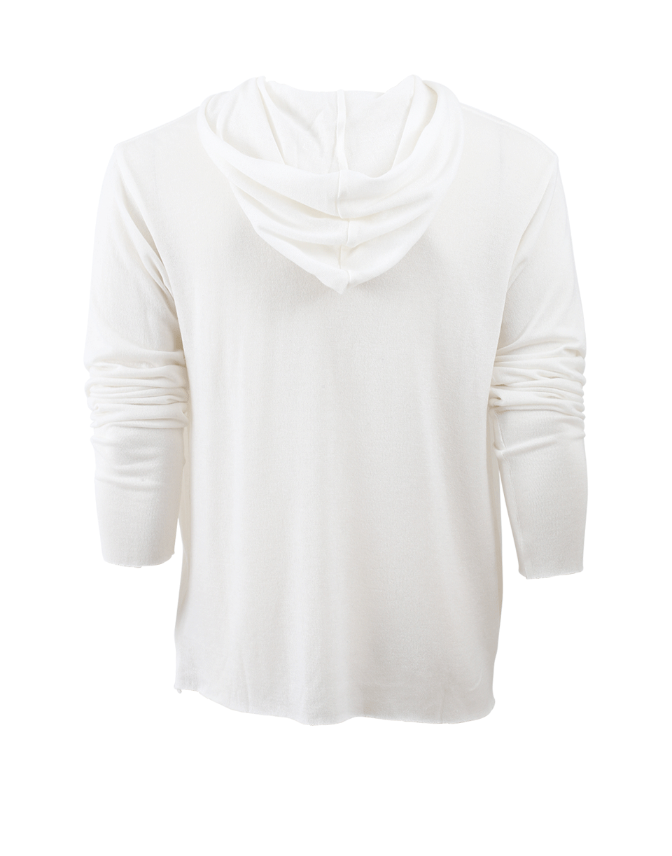 THE ELDER STATESMAN-Cashmere Hooded Tee-