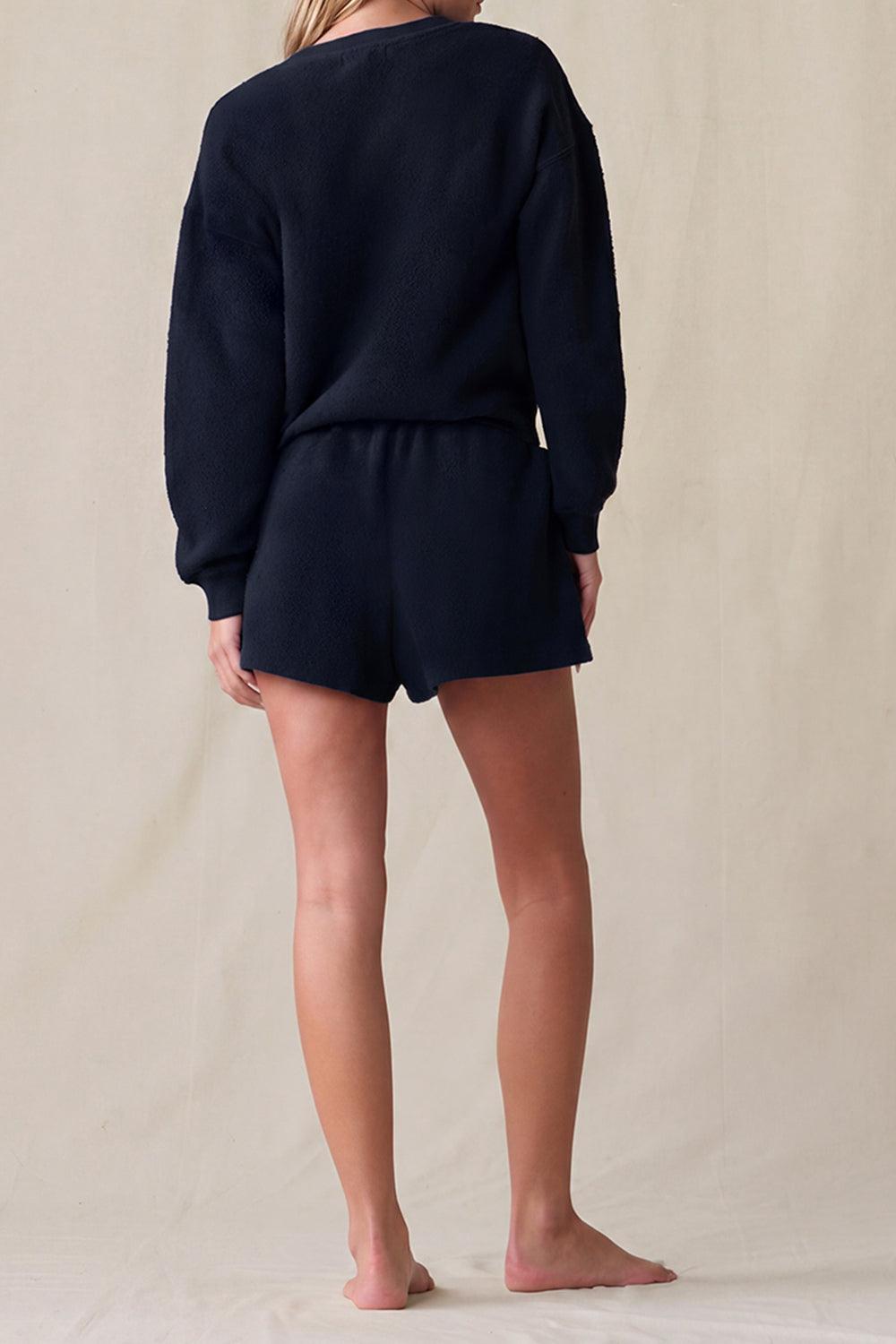 Everyday Short - Navy-BLUE-1-CLOTHINGPANTSHORT-The Lady & The Sailor x Marissa Collections