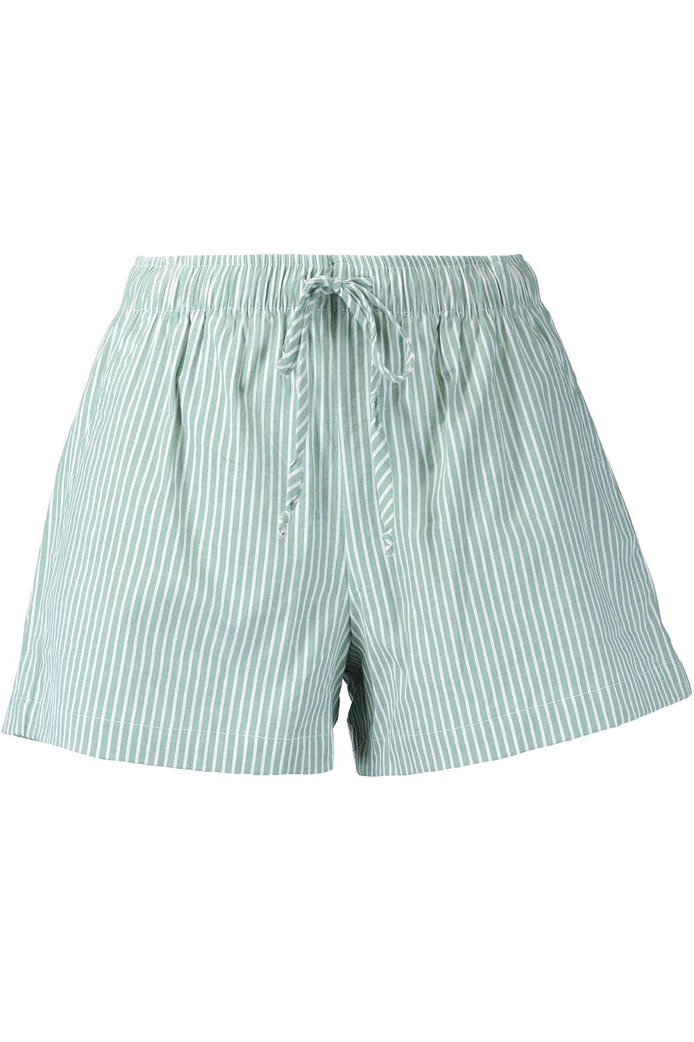 Flutter Short - Green White-STRIPE-1-CLOTHINGPANTSHORT-The Lady & The Sailor x Marissa Collections