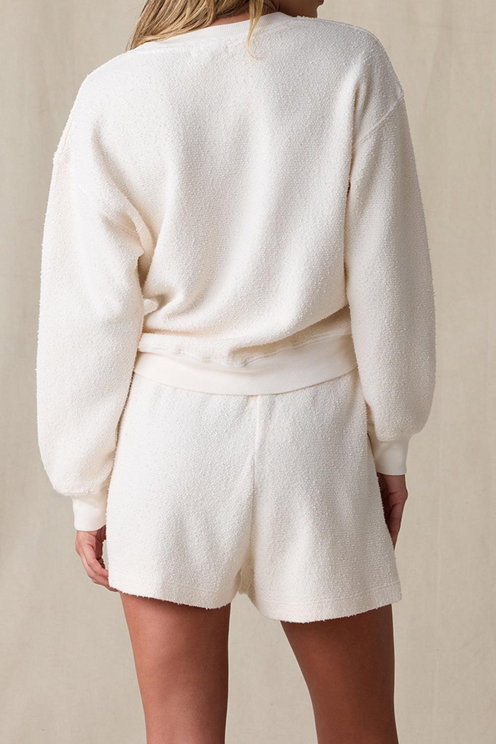 Flutter Short - White-STRIPE-1-CLOTHINGPANTSHORT-The Lady & The Sailor x Marissa Collections