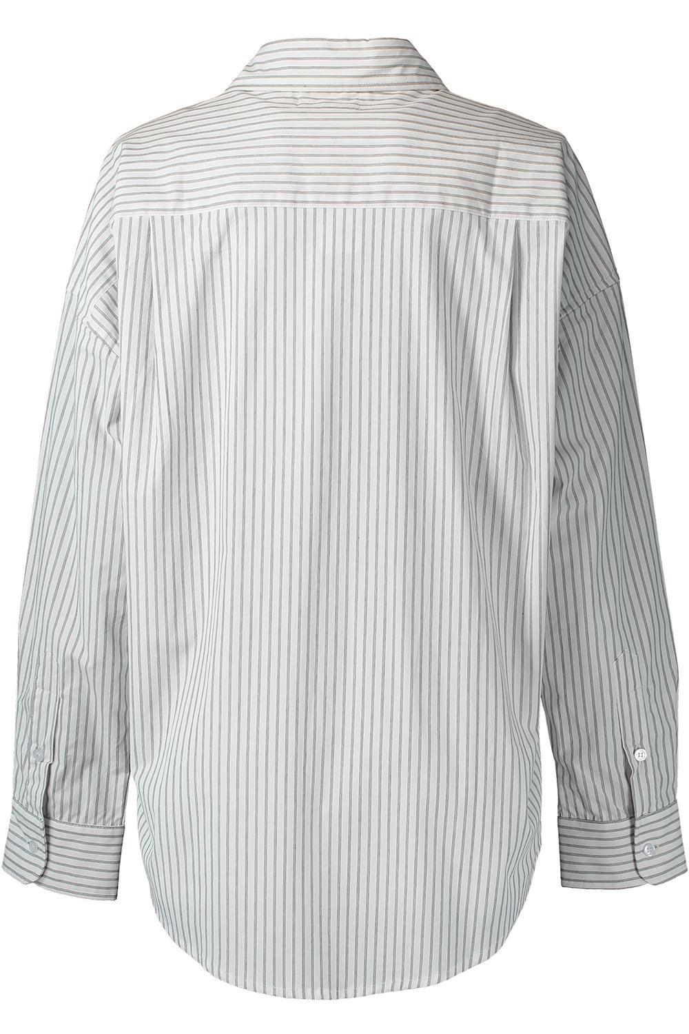  Sunday Shirt - Ivory Black Stripe-STRIPE-0-CLOTHINGTOPBLOUSE-The Lady & The Sailor x Marissa Collections 