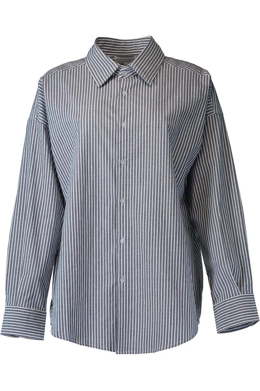 Sunday Shirt - Sailor Stripe-STRIPE-1-CLOTHINGTOPBLOUSE-The Lady & The Sailor x Marissa Collections
