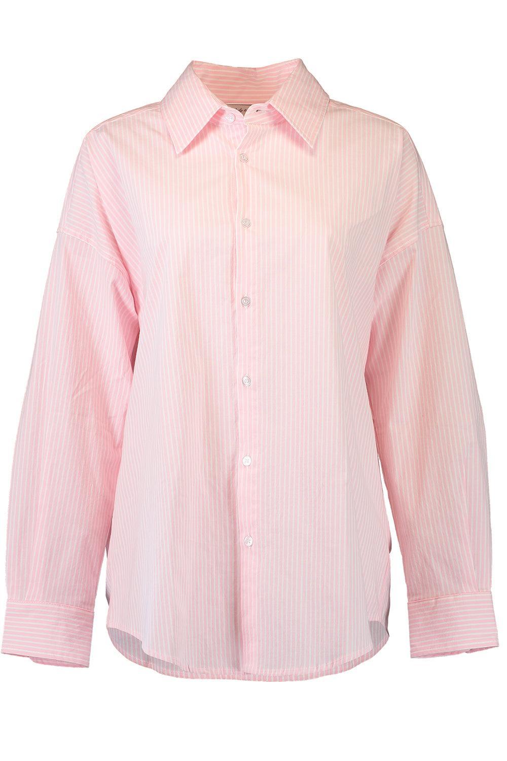 Sunday Shirt-STRIPE-1-CLOTHINGTOPBLOUSE-The Lady & The Sailor x Marissa Collections