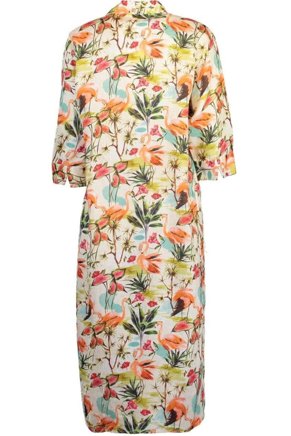 THE LAZY POET-Linen Sophie Robe - Carribbe-