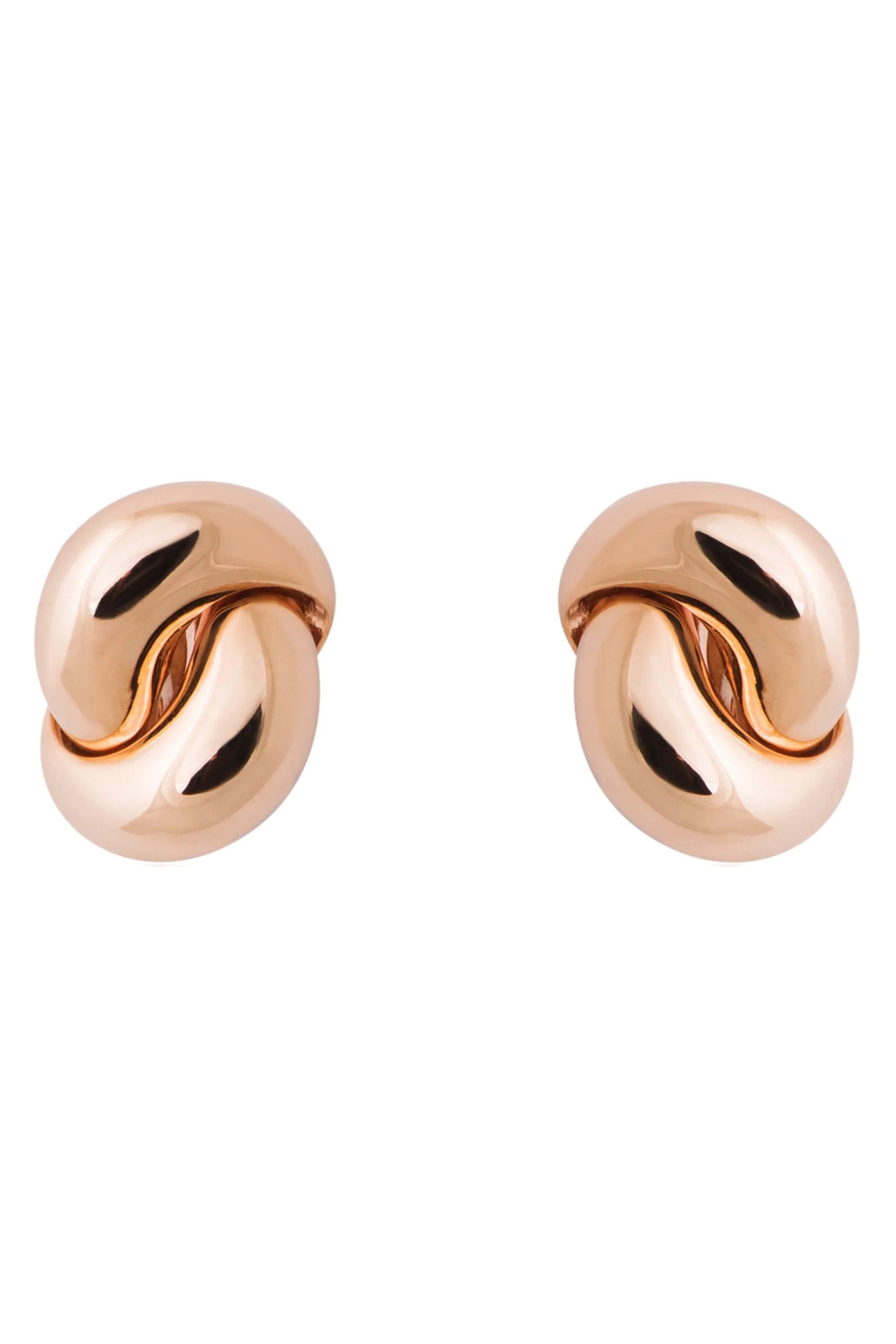 Gold Love Knot Earrings