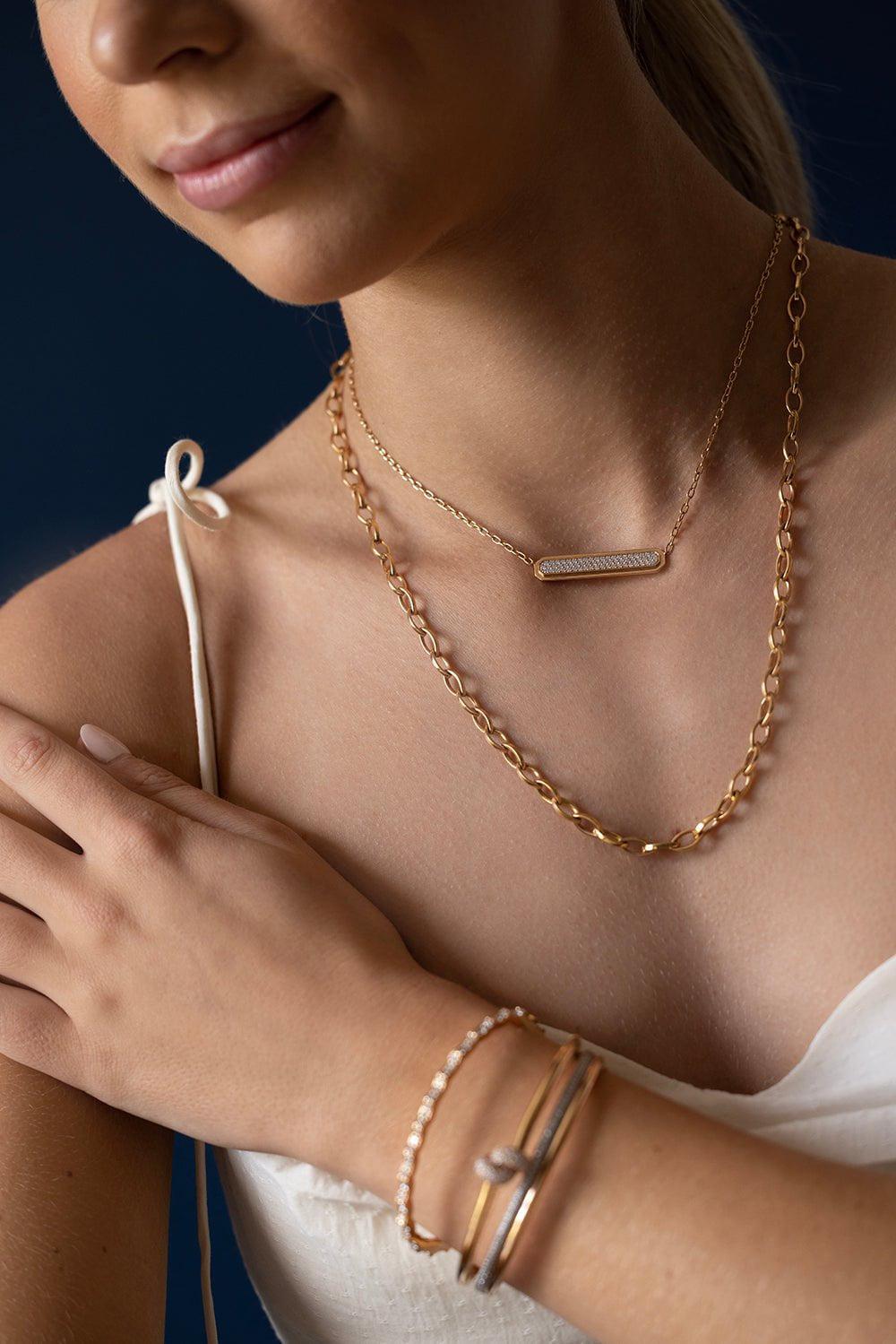 THE LOVE KNOT BY CORALIE-Rose Gold Chain-ROSE GOLD