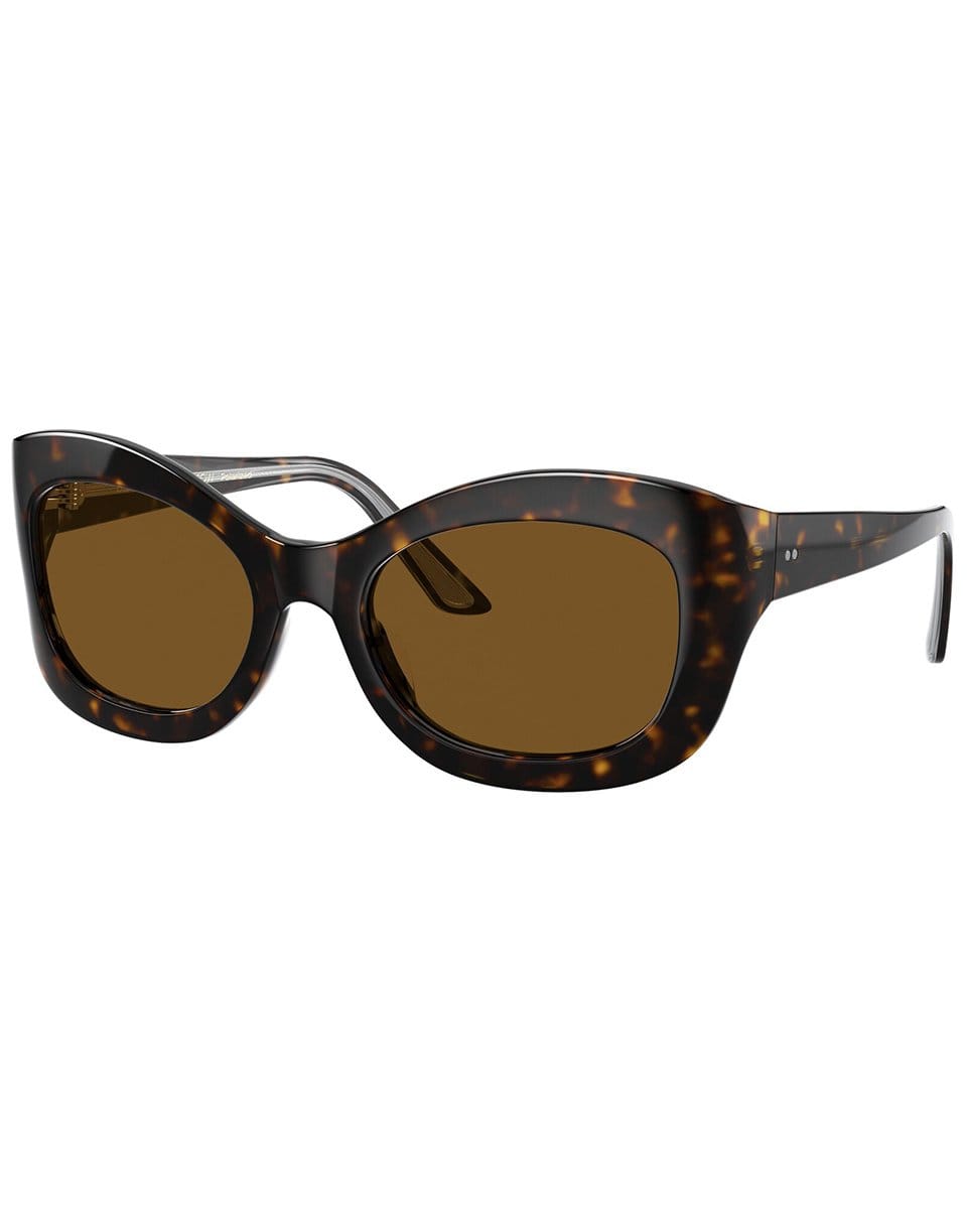 THE ROW-Edina 362 Sunglasses-BRWNPLR