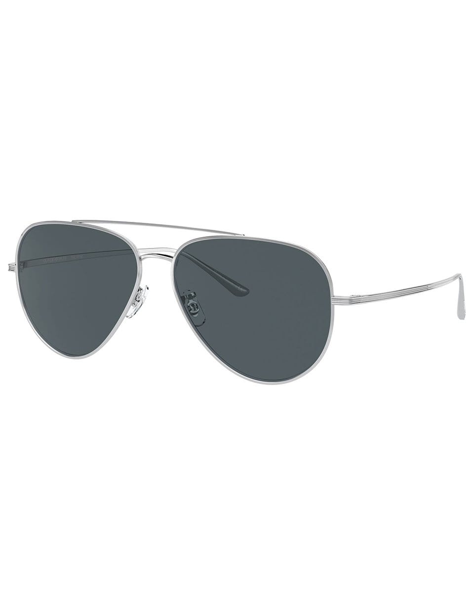 THE ROW-Silver and Blue The Row Casse Sunglasses-SLVR/BLU