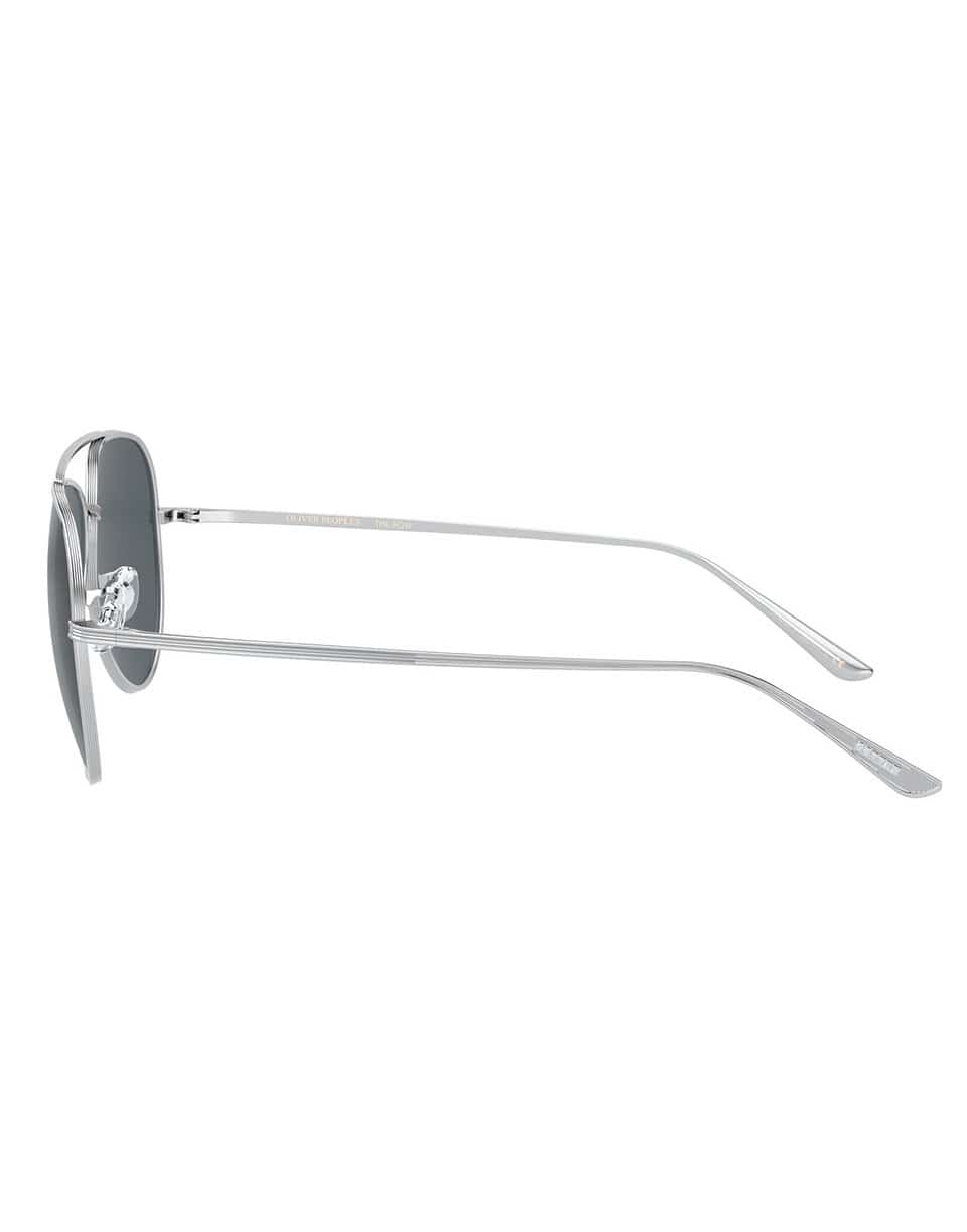 THE ROW-Silver and Blue The Row Casse Sunglasses-SLVR/BLU