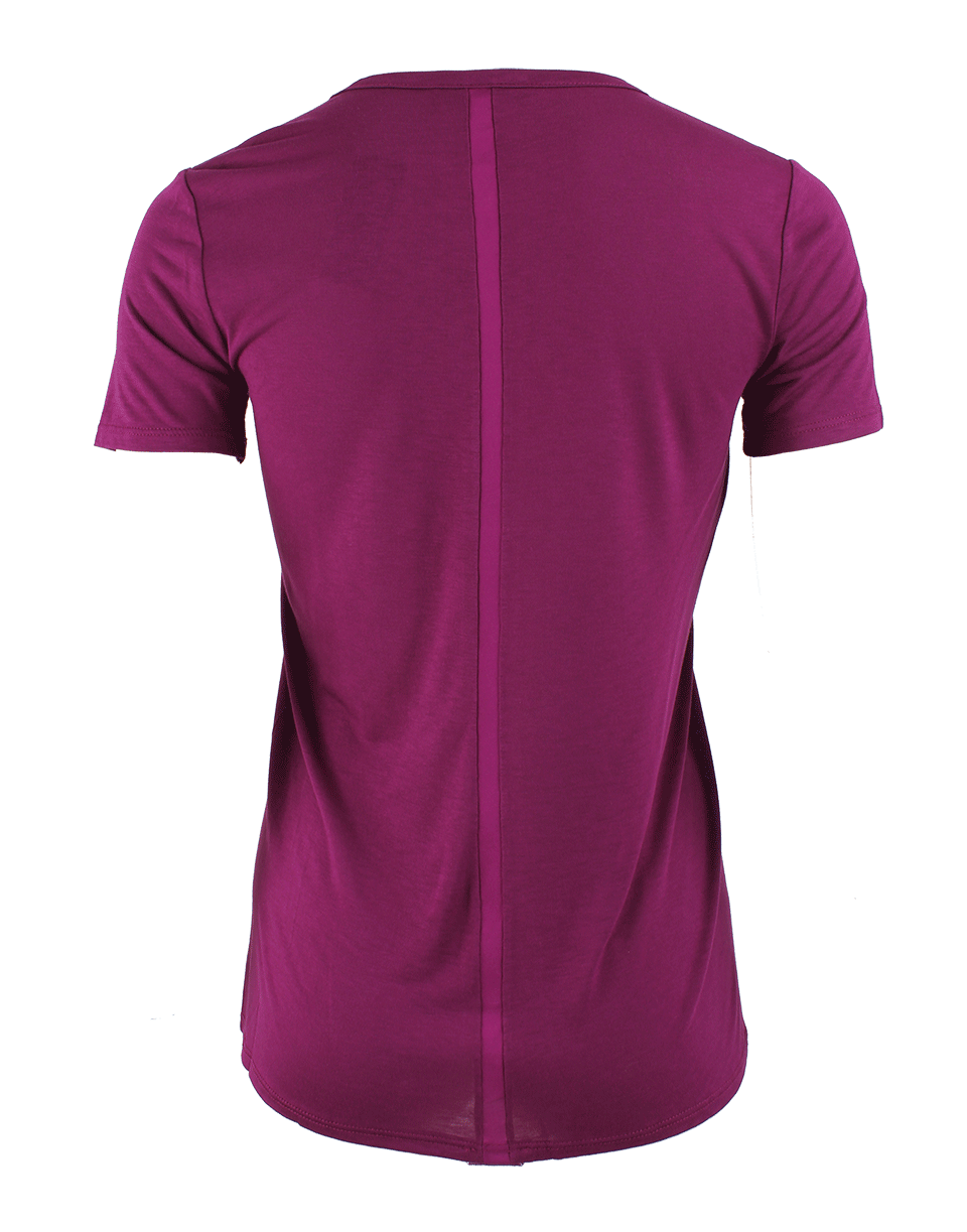 THE ROW-Short Sleeve Scoop Neck Sabeen Top-