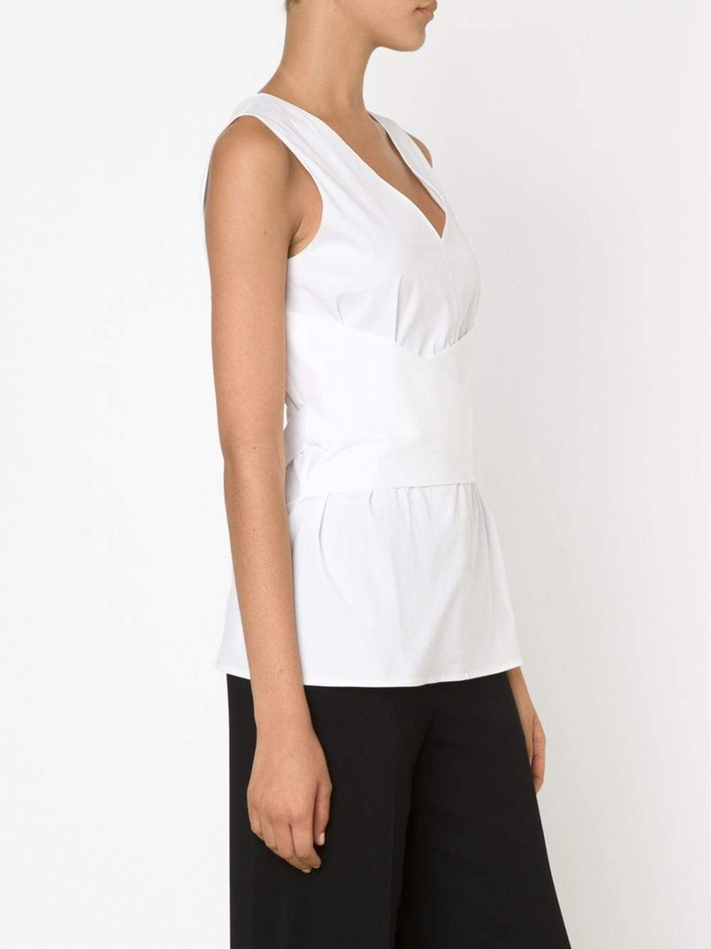 THE ROW-Vaul Tie Waist Blouse-