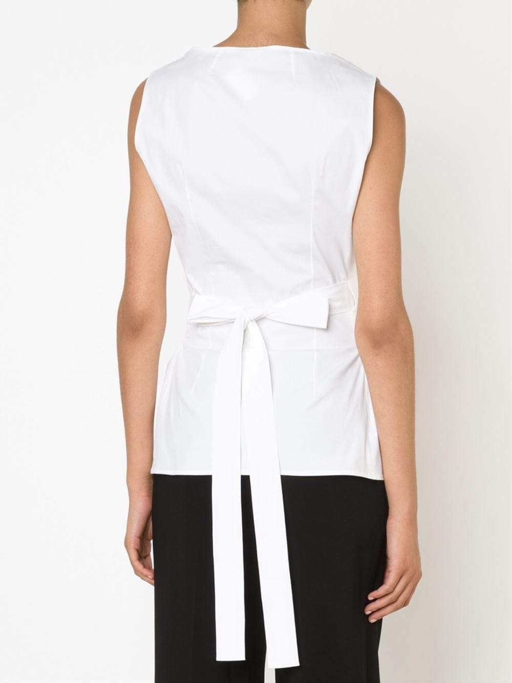 THE ROW-Vaul Tie Waist Blouse-