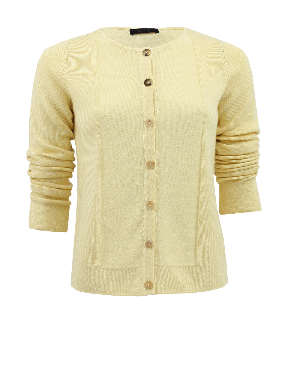 THE ROW-Crewneck Button Down Cardigan-