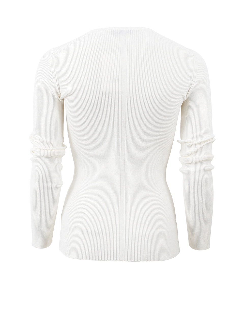 THE ROW-Cut Out Shoulder Knit Top-