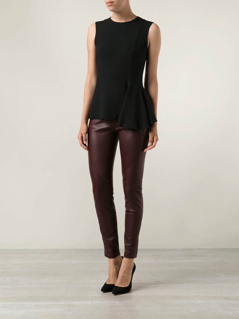 THE ROW-Nikun Peplum Top-