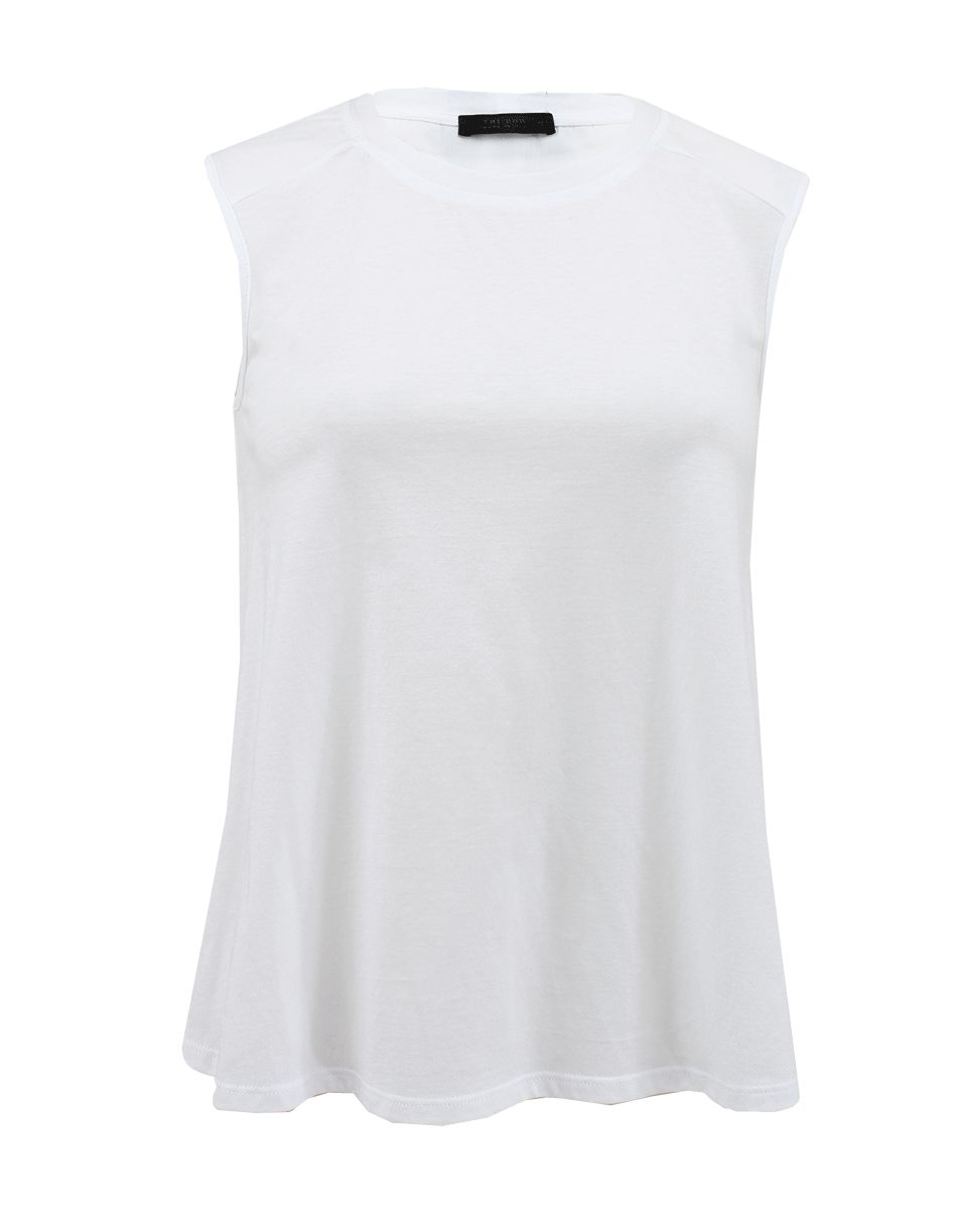 THE ROW-Crewneck Jersey Front Top-
