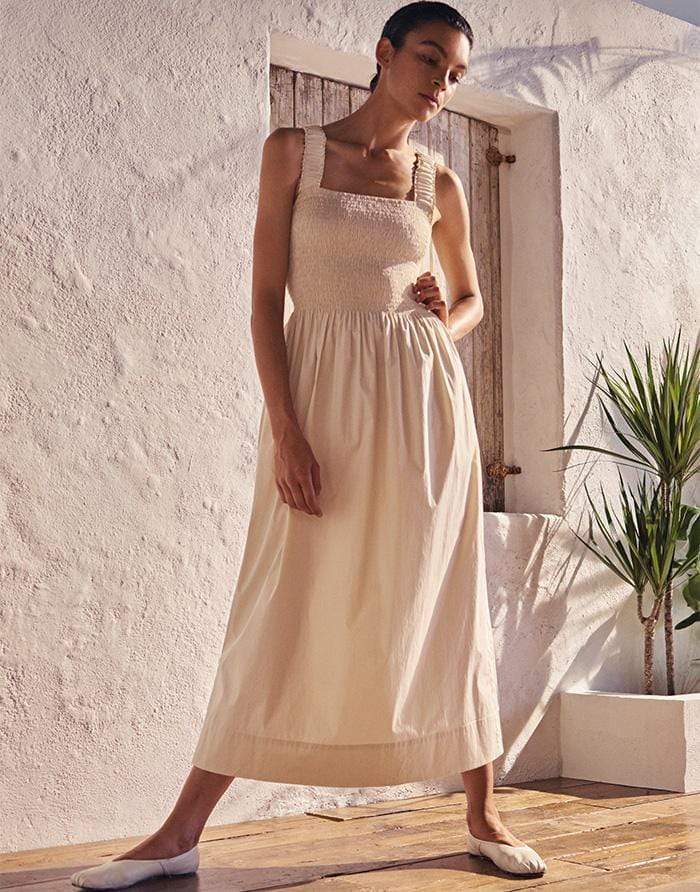 THREE GRACES LONDON-Cordelia Cotton Sun Dress-