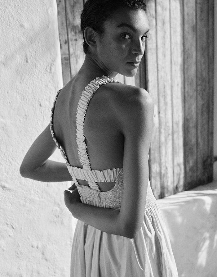 THREE GRACES LONDON-Cordelia Cotton Sun Dress-