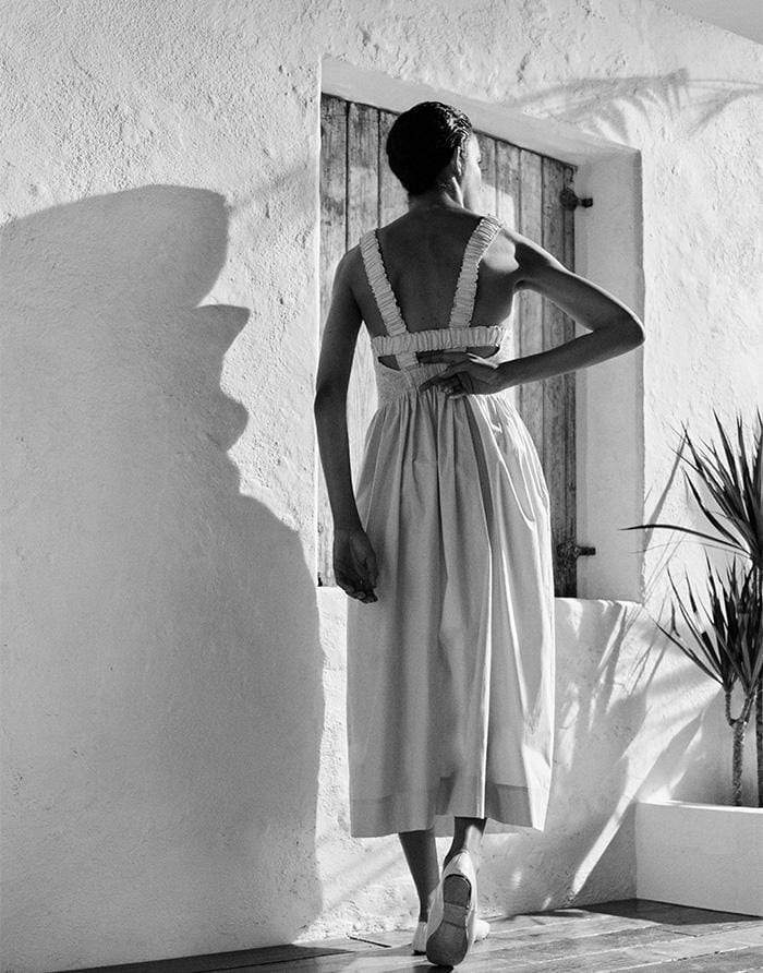 THREE GRACES LONDON-Cordelia Cotton Sun Dress-