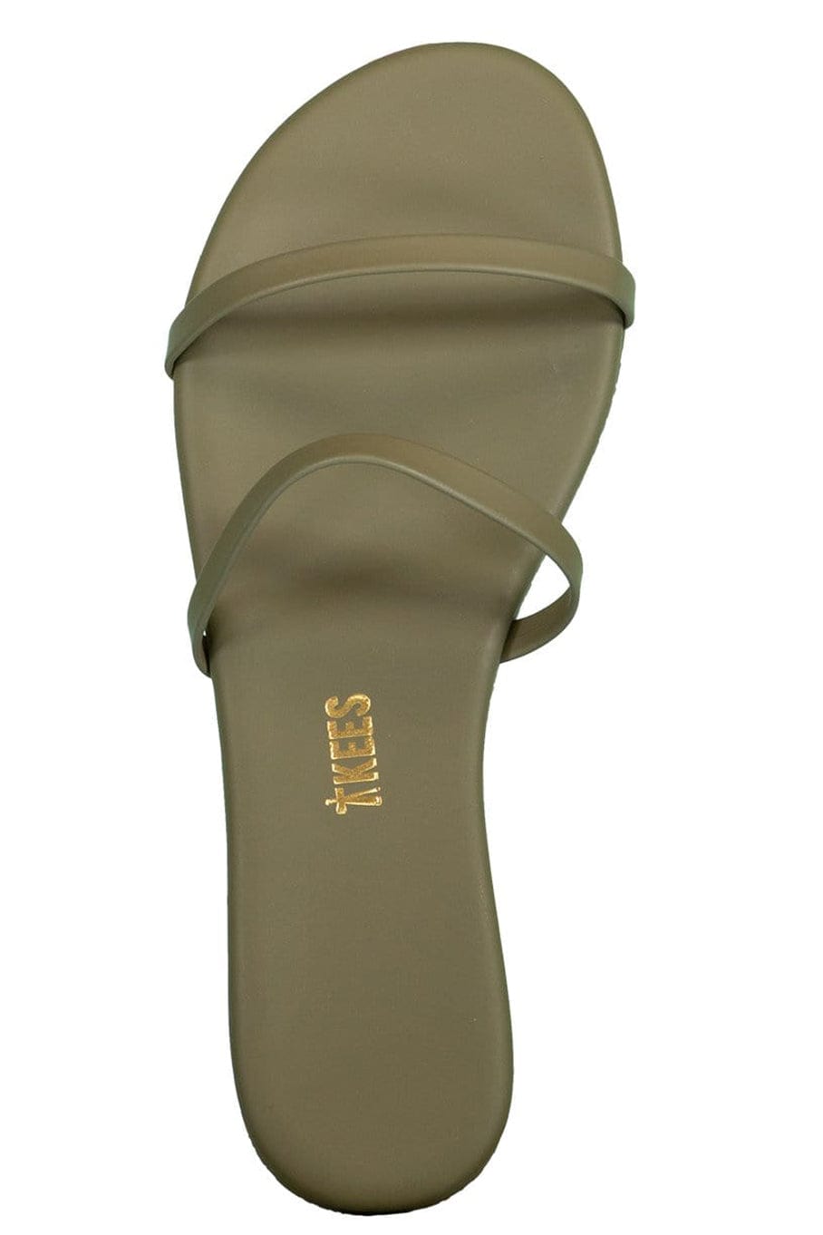 TKEES-Green Gemma Vegan Leather Sandal-