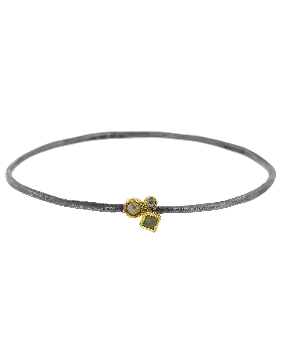 TODD REED-Diamond Bangle-SILVER