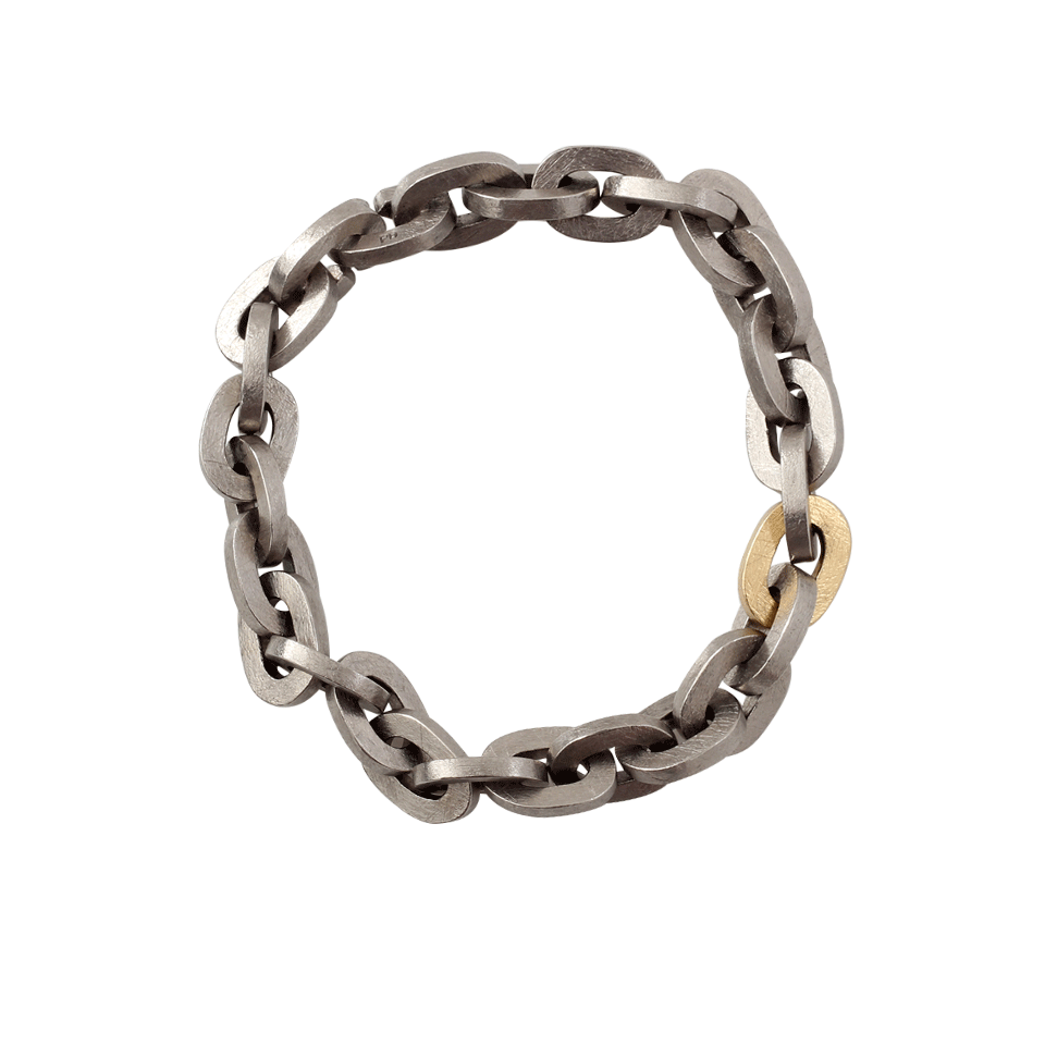TODD REED-Palladium Link Bracelet-SILVER