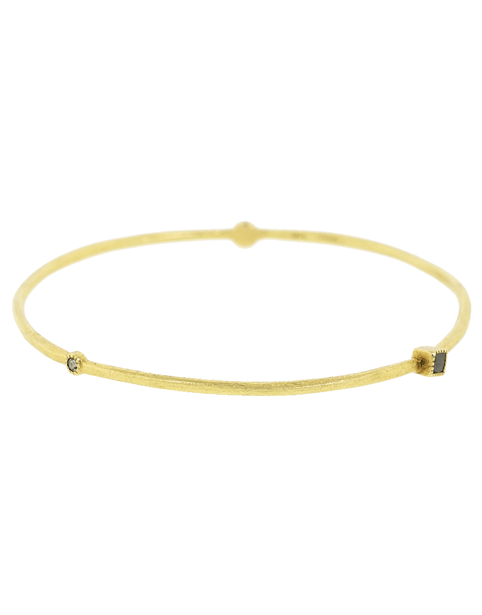 TODD REED-Diamond Bangle-YELLOW GOLD