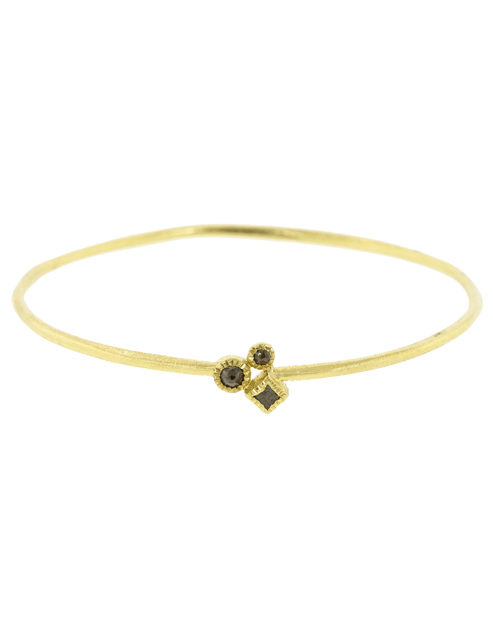 TODD REED-Diamond Bangle-YELLOW GOLD