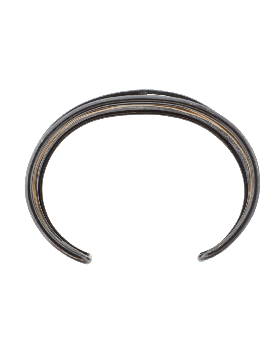 TODD REED-White Diamond Cuff Bracelet-ROSE GOLD