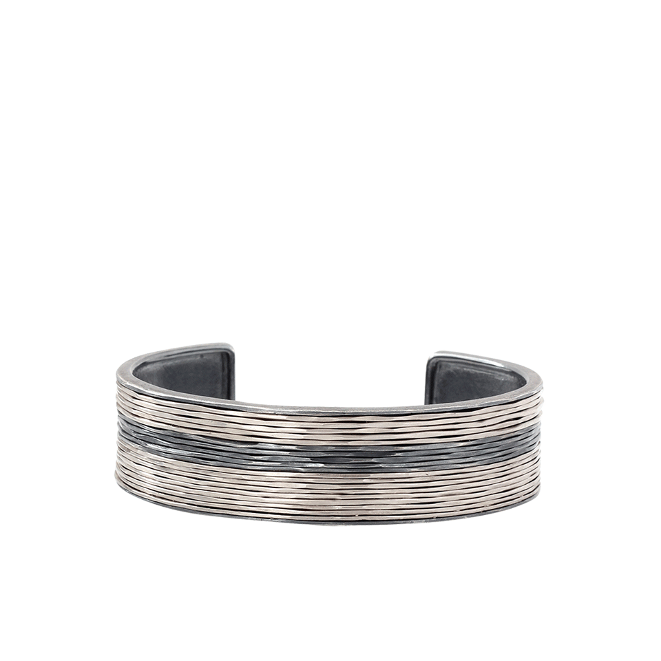 TODD REED-Palladium Patina Cuff-SILVER