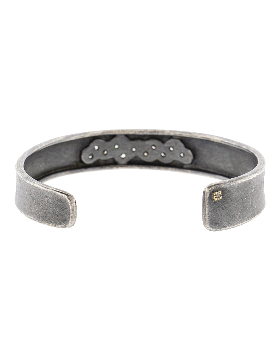 TODD REED-White Diamond Cuff-SILVER