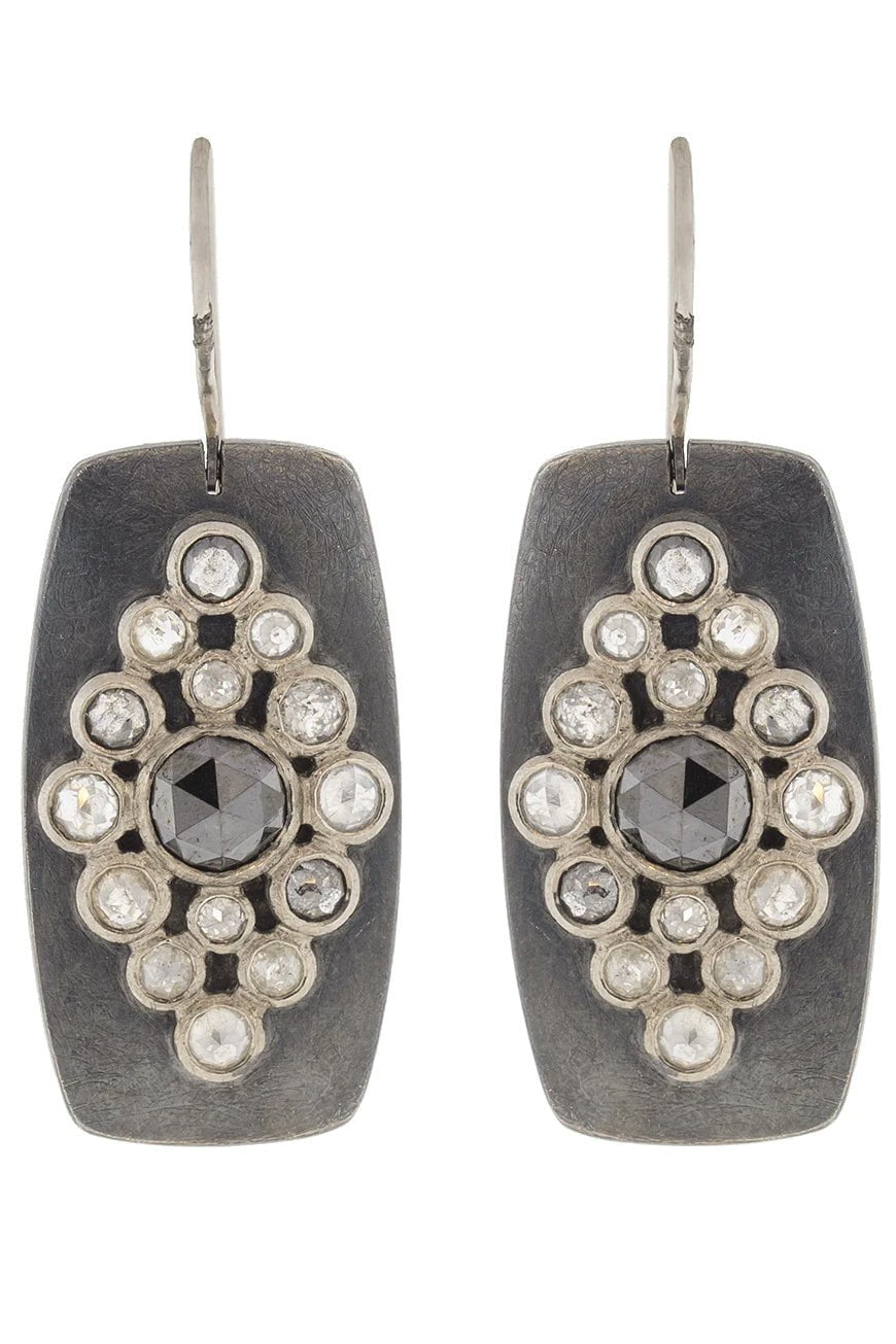 TODD REED-Rose Cut Diamond Earrings-PLDM
