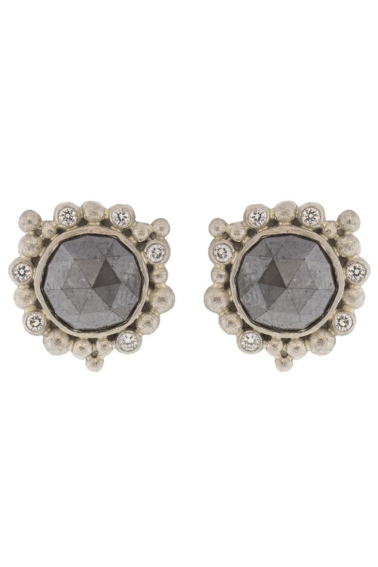 TODD REED-Rose Cut Stud Earrings-PLDM