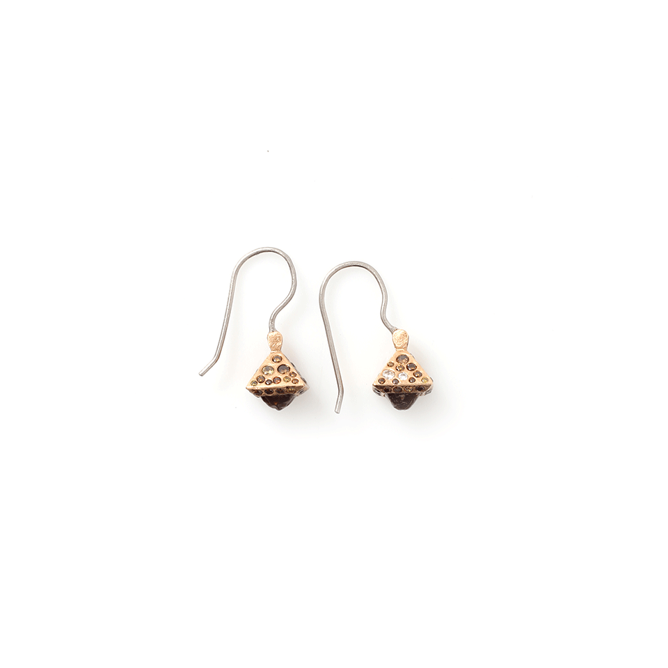 TODD REED-Autumn Drop Earrings-ROSE GOLD