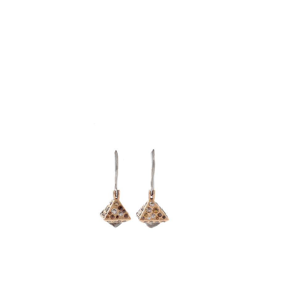 TODD REED-Autumn Drop Earrings-ROSE GOLD