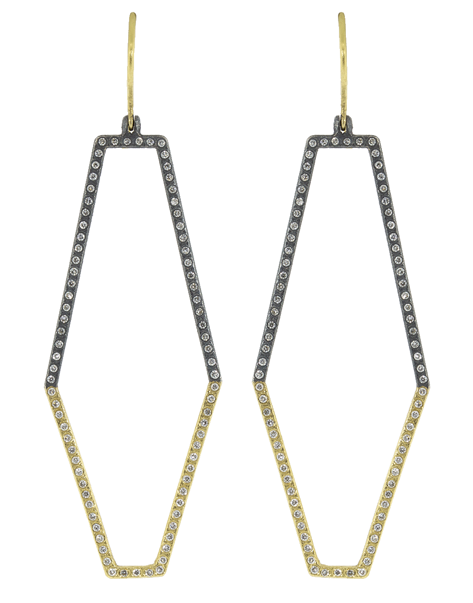 TODD REED-Diamond Earrings-YELLOW GOLD