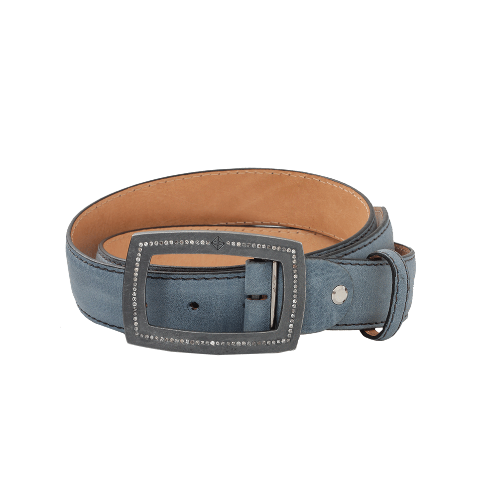 TODD REED-Diamond Belt Buckle-SILVER