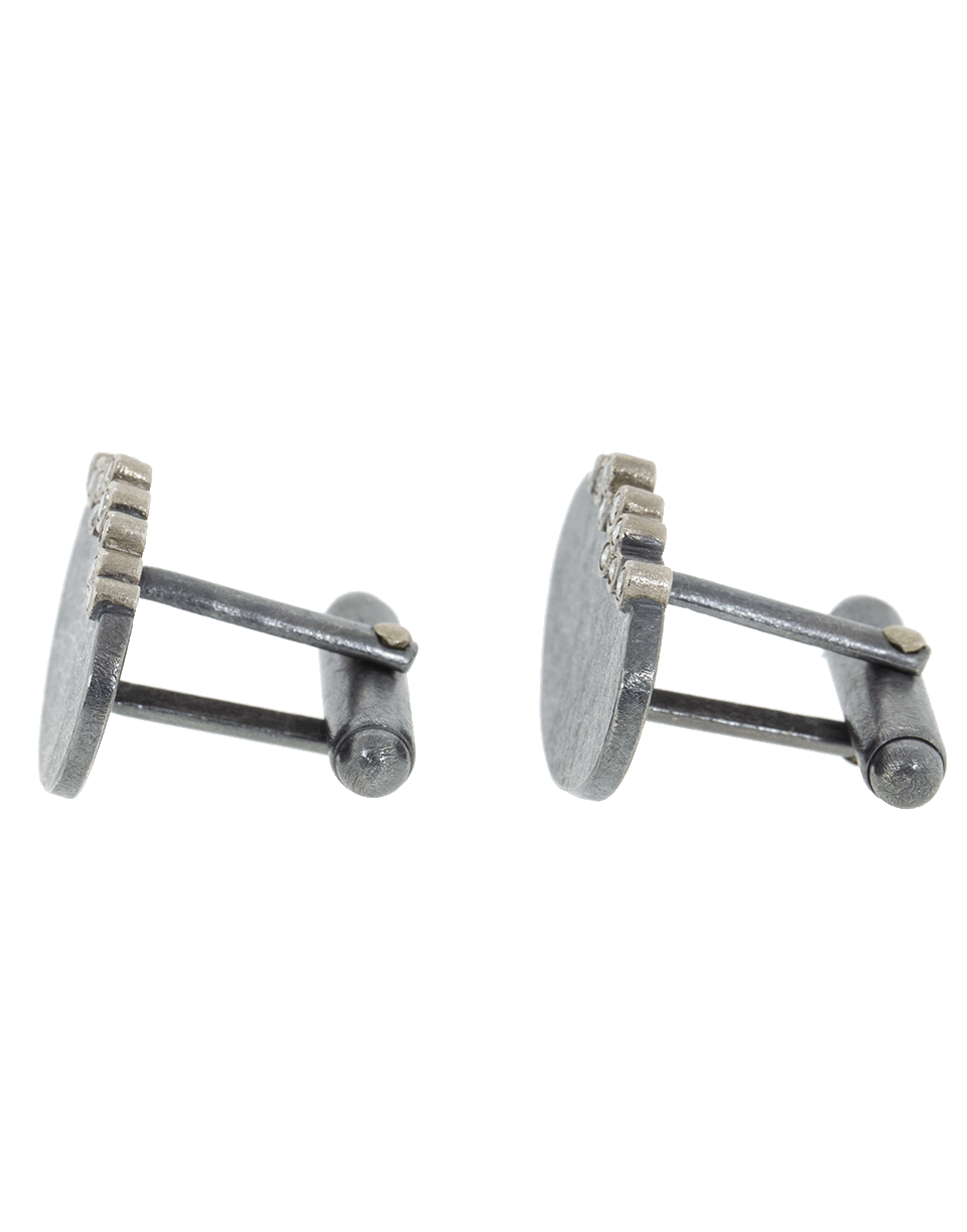 TODD REED-Diamond Cuff Links-SILVER