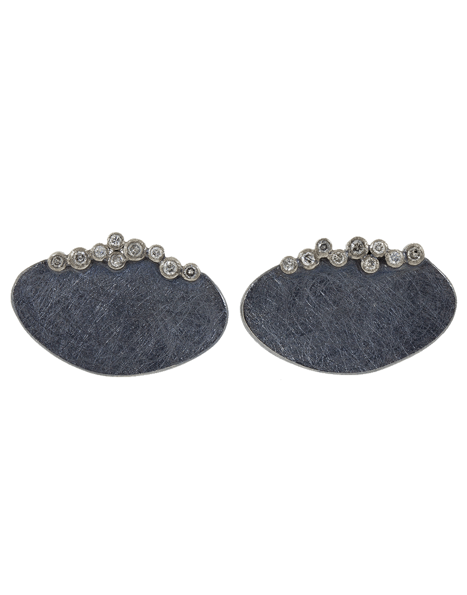 TODD REED-Diamond Cuff Links-SILVER
