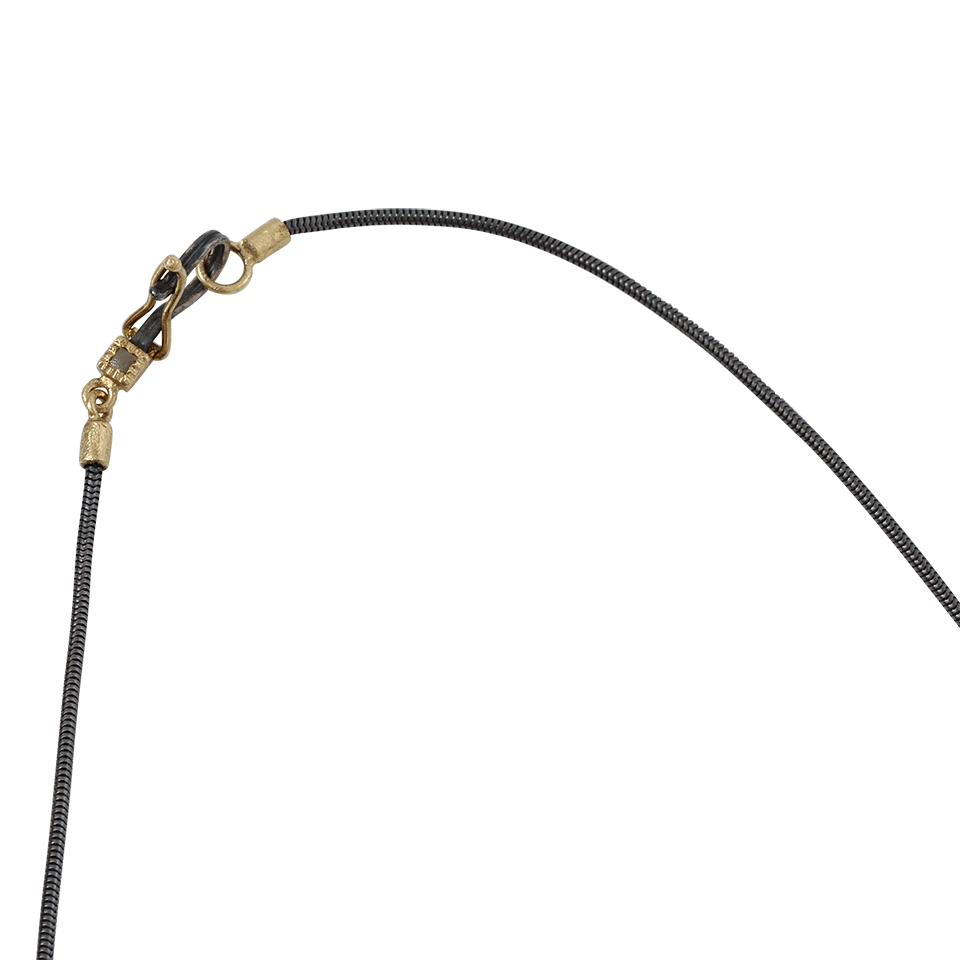 TODD REED-Tahitian Pearl And Diamond Pendant Necklace-YELLOW GOLD