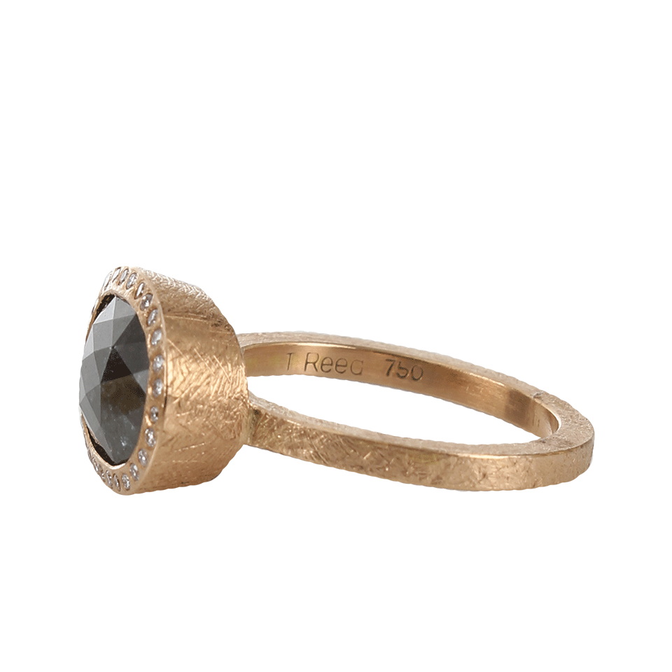 TODD REED-Grey Fancy Diamond Ring-ROSE GOLD